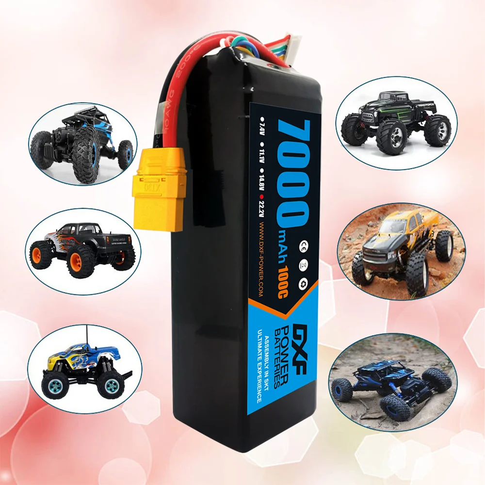 DXF 6S Lipo Battery 22.2V 7000 - 6S Lipo Battery 22.2V 5000Mah recension och pris