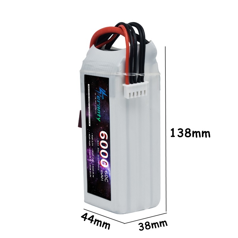 6000mAh Lipo 14.8V Battery 4S  - 4S Lipo Battery 14.8V 6000Mah recension och pris