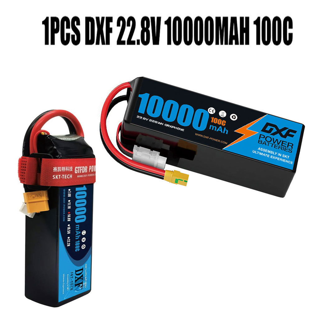 DXF 6S Lipo Battery 10000mAh 2 - 6S Lipo Battery 22.2V 5000Mah recension och pris