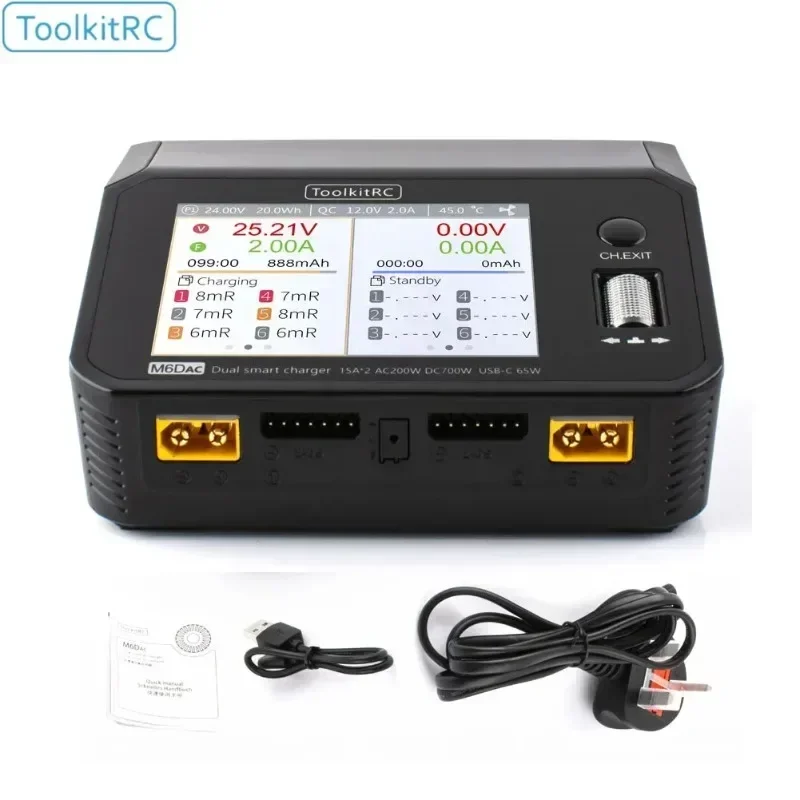 ToolkitRC M6DAC Smart Balance  - Toolkitrc M6Dac Smart Charger recension och pris