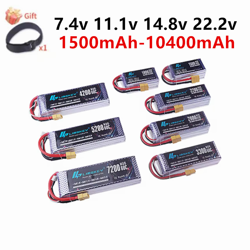 Lipo Battery 2S 3S 4S 6S 1500m - 4S Lipo Battery 14.8V 6000Mah recension och pris
