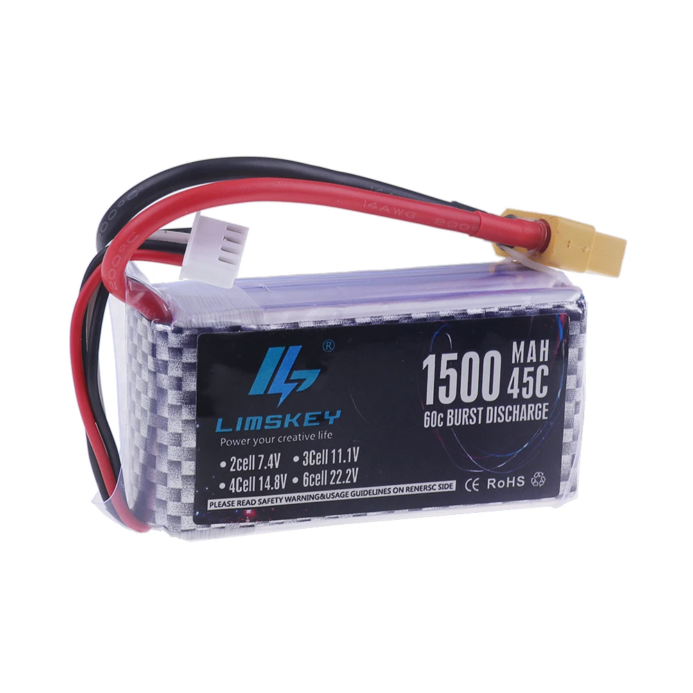 Lipo Battery 2S 3S 4S 6S 1500m - 4S Lipo Battery 14.8V 6000Mah recension och pris