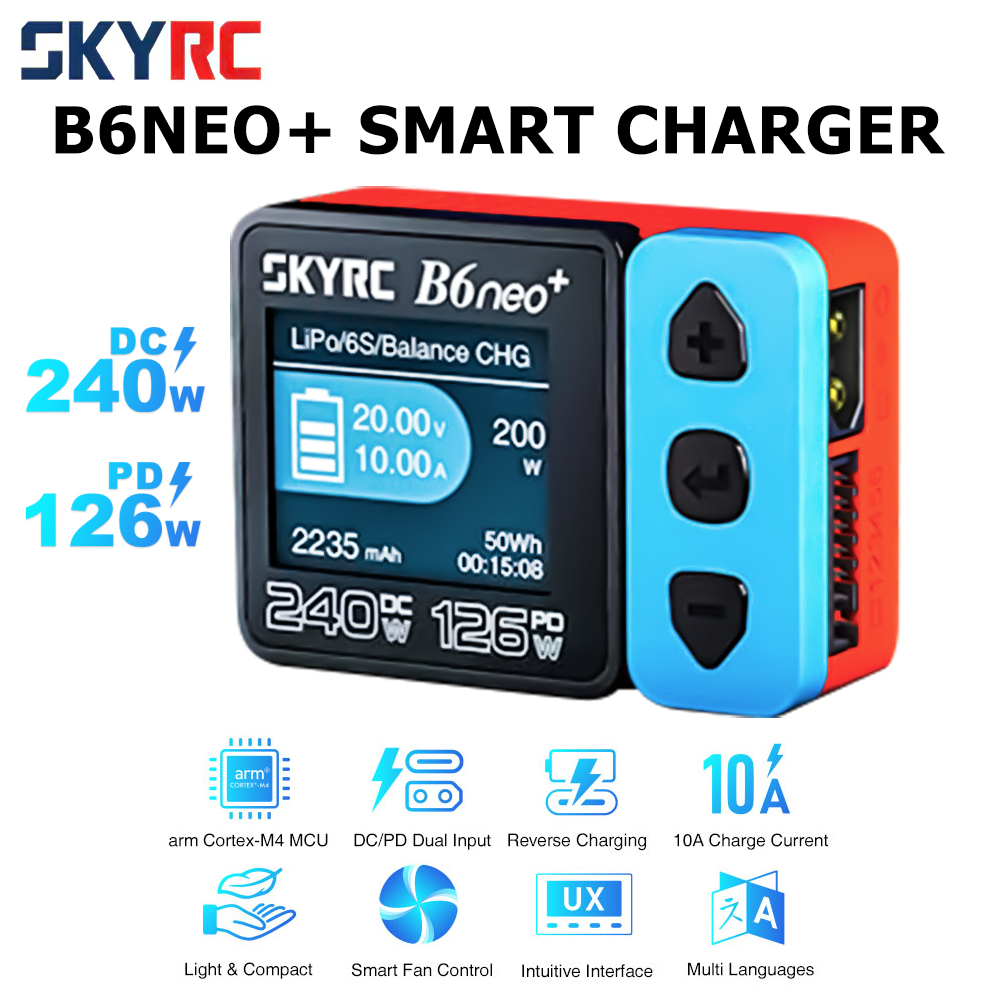 SkyRC B6 Neo Smart Charger DC  - Skyrc B6 Neo Smart Charger recension och pris